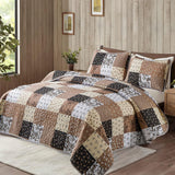 Winsome Quilted coverlet and pillowcovers set: Irresistibly Charming - Queen size