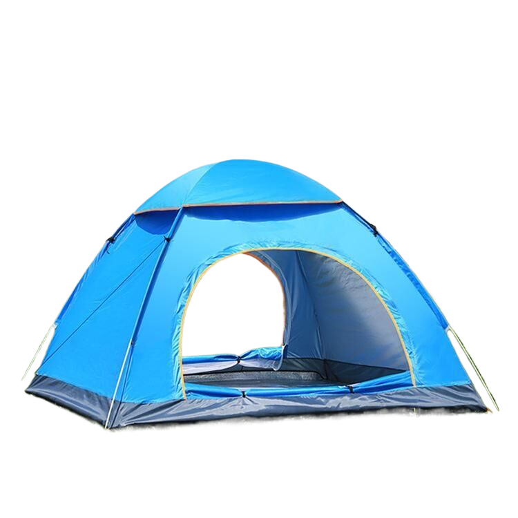 1-2 people a single door blue tent, 200*140*110cm