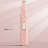 Portable Pet Hair Trimmer in Sakura Pink with Precision Blade and Ergonomic Design