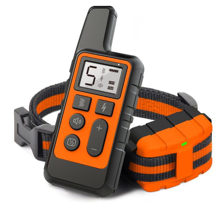 Wireless Dog Training Collar with Remote - 500-Yard Range, Waterproof, Rechargeable, Adjustable for Small and Large Dogs