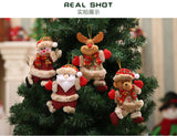 12pcs Dancing pendant snowman for Christmas tree