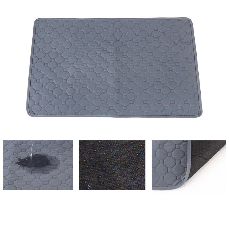 2 PCS Washable Waterproof Pet Pad -Non-Slip, Absorbent, Reusable Mat for Dogs and Cats  S(60*45CM)