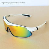 Multifunctional Cycling Glasses - Windproof and UV Protection Sports Eyewear  White