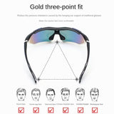 Multifunctional Cycling Glasses - Windproof and UV Protection Sports Eyewear  White