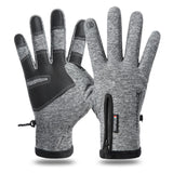 Touchscreen Winter Gloves|Waterproof, Windproof Thermal Gloves for Men Q9063  XXL size Grey