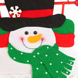 Snowman Advent Calendar - Felt Christmas Countdown with 24 Pockets for Kids, Wall Hanging Decor