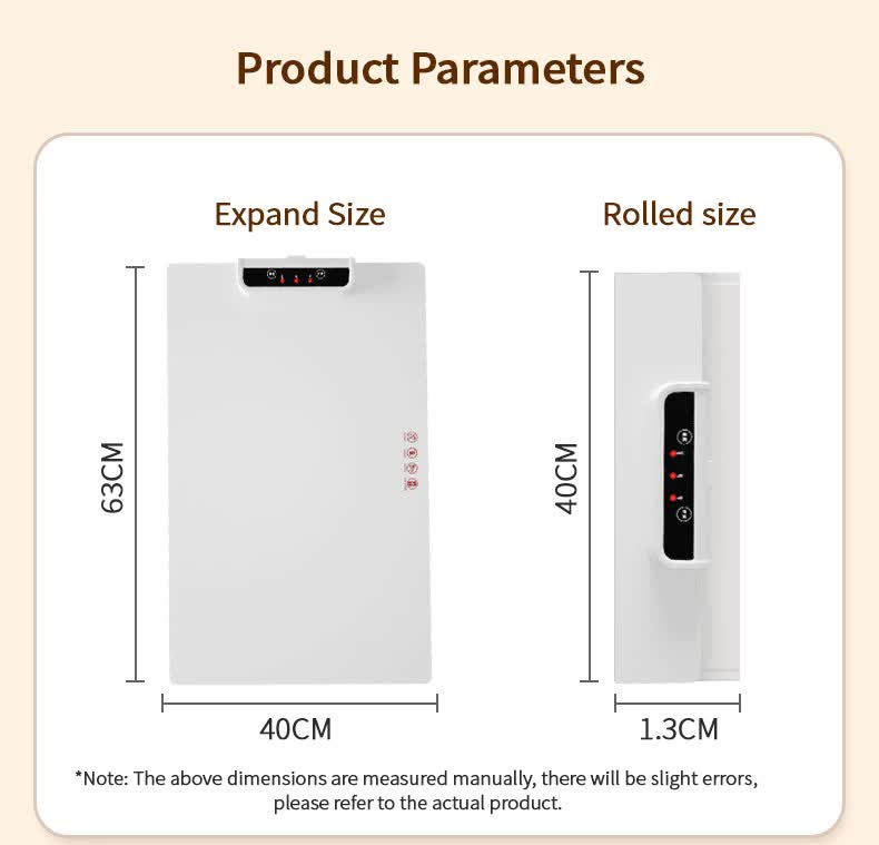 Electric Food Warmer Heating Plate - Large Surface Buffet Warmer with Adjustable Temperature Control