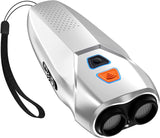 Sliver Handheld Ultrasonic Dog Trainer with Dual Mode | Training & Deterrent Device with LED Light