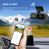 New 4K Car Dash Cam – Front and Rear Dual Recording, Wi-Fi Connectivity, GPS Tracking, 1080P + 4K Resolution