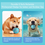 2PCS Yellow Rechargeable Automatic Jumping Pet Toy Ball - Interactive Smart Play Ball for Dogs & Cats