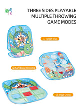 A1 Sandbag + Sticky Ball + Game Target Set - Parent-Child Interactive Sensory Sports Toy