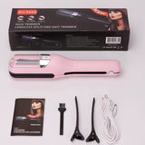 Pink  Mini - Automatic, Hair Repair Split End Remover Trimmer For Dry, Splitting, Damaged And Brittle Split Ends, Men And Women Hair Styling Beauty Tool