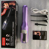 Purple  Mini - Automatic, Hair Repair Split End Remover Trimmer For Dry, Splitting, Damaged And Brittle Split Ends, Men And Women Hair Styling Beauty Tool