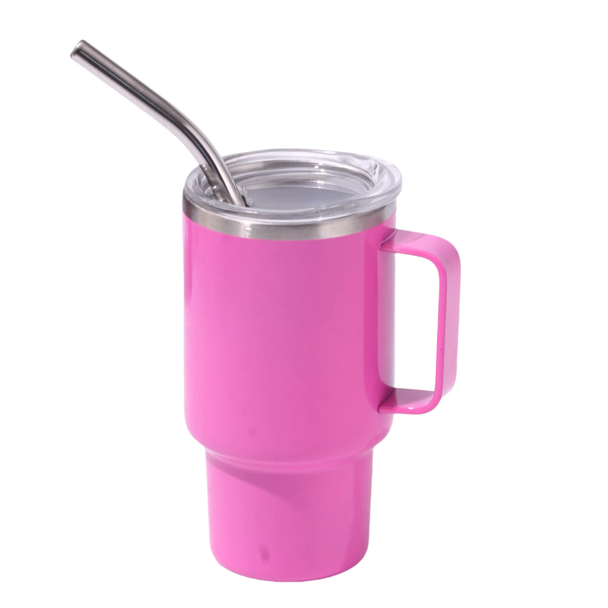 3oz Plum Sublimation Mini Car Cup - 304 Stainless Steel Straw Beer Cup, Portable Insulated Whiskey Shot Glass, Perfect for On-the-Go Drinking