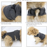 L Dog Vest Jacket - Warm, Soft, and Comfortable Dog Coat for Winter, Calming and Insulating Dog Apparel