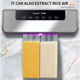 Home-use Automatic Vacuum Sealer - Food Packaging Machine, Small Vacuum Sealing Machine for Dry and Wet Compression