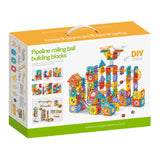 226PCS Sliding Bead Track Window Blocks - Educational Building Blocks for Kindergarten & Babies