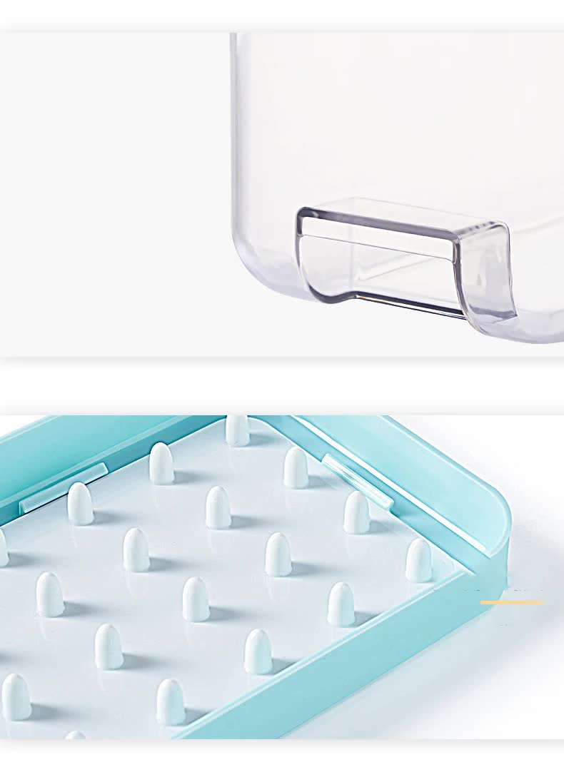 Pink Premium Large-Capacity Ice Cube Tray with Lid and Scoop - Perfect for Cocktails and Summer Drinks