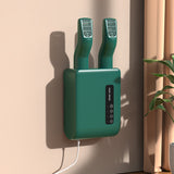 Green Wall-Mounted Intelligent Shoe Dryer - 360° Warm Air Fast Drying System with Constant Temperature