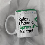 Funny Excel Spreadsheet Mug – Perfect for Office & Spreadsheet Enthusiasts