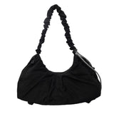 Black Fashionable Lightweight Shoulder Bag - Compact Fitness Yoga Sports Bag for Women, Casual Training Bag