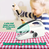 Handheld Mini Sewing Machine, Portable Multi-Functional Electric Sewing Machine with Dual-Speed Adjustment for Home Use