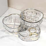 Transparent Three-Layer Rotatable Jewelry Organizer Box – Stylish and Anti-Oxidation Storage for Earrings, Necklaces, and Rings