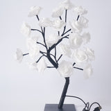 LED Rose Flower Tree Light with Detachable Base and USB Switch – Decorative Night Light for Home Décor