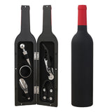 Red Closure Creative Wine Accessories Set – 5-Piece High-Grade Wine Tool Gift Set