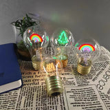 Daisy Shape Portable USB Rechargeable LED Bulb - Night Light & Festive Decor