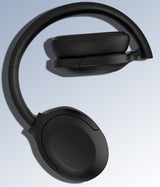 Black P3965 Foldable Bluetooth 5.3 ANC Wireless Over-Ear Headphones with Noise Cancellation