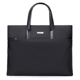 Black Lightweight Business Tote Bag - Durable and Stylish for Work and Travel