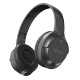 Black Wireless Bluetooth Headphones with Hi-Fi Bass, Foldable Design, and Card Slot