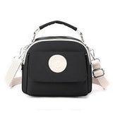 Black Compact Nylon Crossbody Bag - Stylish and Versatile Shoulder Purse