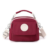 Red Compact Nylon Crossbody Bag - Stylish and Versatile Shoulder Purse