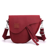 Red Compact Nylon Crossbody Shoulder Bag - Stylish and Lightweight Sling Purse