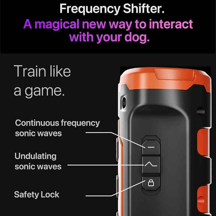 Gray Multifunctional Ultrasonic Dog Repeller & Flashlight - Long-Range SOS Emergency Light