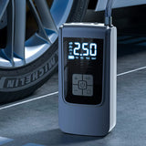 Portable Digital Tire Inflator Pump with LCD Display, Type-C Charging, and 150 PSI Max Pressure