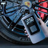 Portable Digital Tire Inflator Pump with LCD Display, Type-C Charging, and 150 PSI Max Pressure