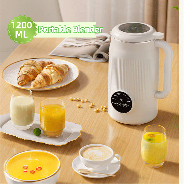 Multifunctional High-Speed Soy Milk Maker with 1.2L Capacity and Bottom Heating