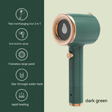 Dark Green Handheld Garment Steamer GT-01 - Compact Design with 33W Power