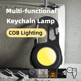 Multifunctional USB Rechargeable COB Work Light - Portable and Foldable for Outdoor Camping and Emergency Use