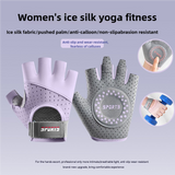 Pink/S Size Women's Non-Slip Breathable Sports Gloves - Lightweight and Shock-Resistant Fitness Gloves