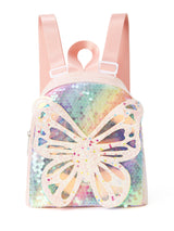 Glitter Butterfly Sequin Backpack - Sparkling Small Backpack for Kids