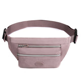 Purple Casual Chest Bag - Water-Resistant Compact Waist Pack for Women with Adjustable Strap