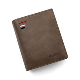 Light Brown Men's RFID Blocking Leather Wallet - Slim and Compact Design