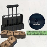 5x5 Soil Block Maker - Durable Handheld Gardening Tool for Seed Starting