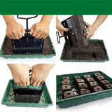 5x5 Soil Block Maker - Durable Handheld Gardening Tool for Seed Starting