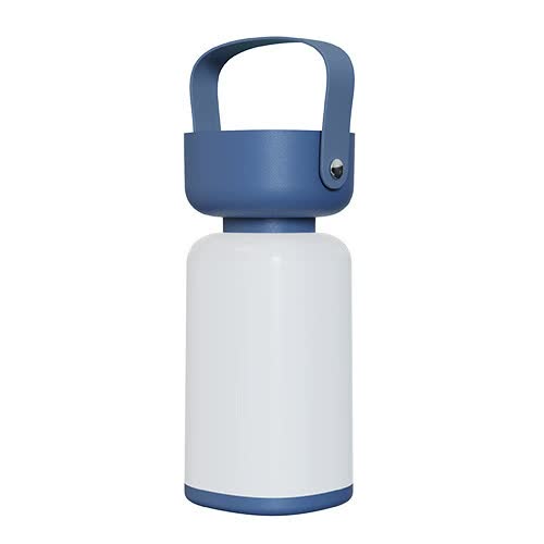 Blue Rechargeable Portable Camping Lantern - Lightweight LED Tent Light with Handle