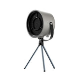 Grey Portable Retro-Style Desktop Air Purifier with Tripod Stand